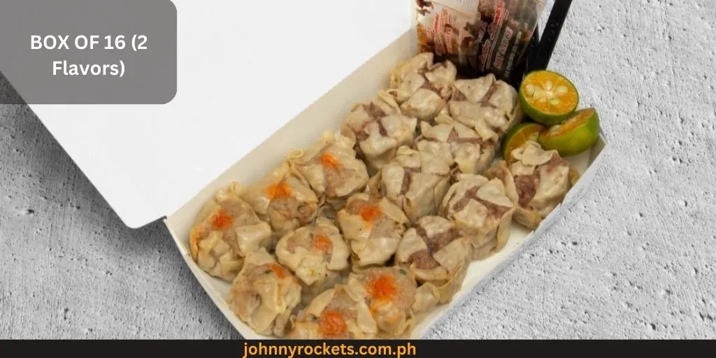 BOX OF 16 (2 Flavors) Popular food item of  Master Siomai in Philippines