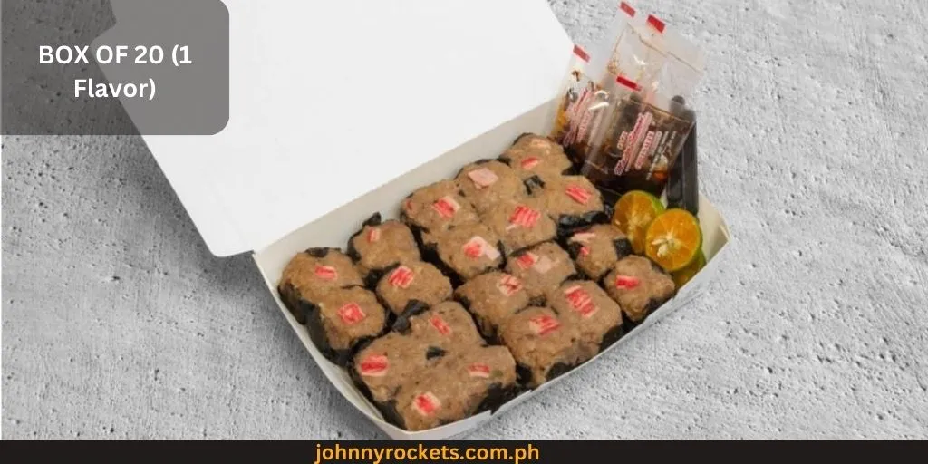 BOX OF 20 (1 Flavor) Popular food item of  Master Siomai in Philippines