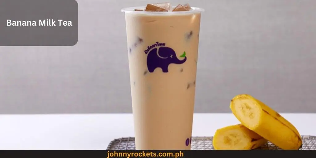 Banana Milk Tea Popular food item of  Baa Baa Thai Tea in Philippines