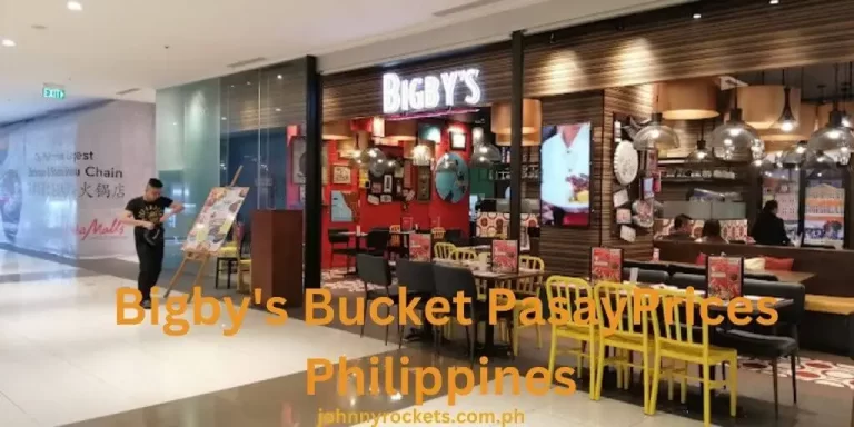 Bigby’s Menu Prices Philippines January 2024