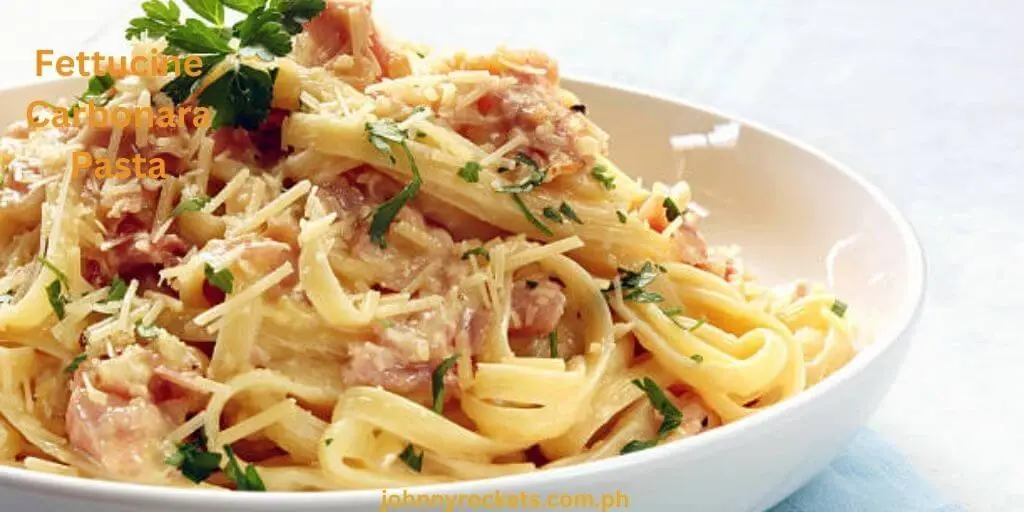 Fettucine Carbonara Pasta