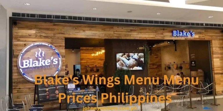 Blake’s Wings Menu Prices Philippines January 2024