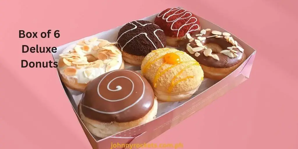 Box of 6 Deluxe Donuts