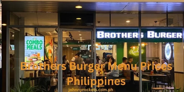 Brothers Burger Menu Prices Philippines January 2024