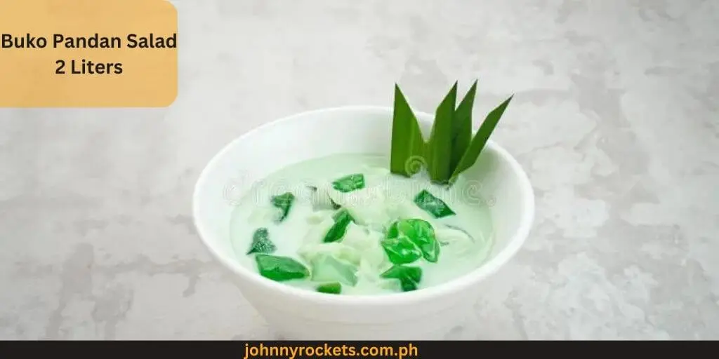 Buko Pandan Salad 2 Liters Popular items of  Nathaniel's in  Philippines