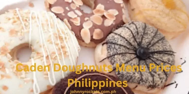 Caden Doughnuts Menu Prices Philippines January 2024