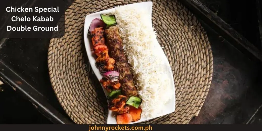Chicken Special Chelo Kabab Double Ground Popular food item of  Mister Kebab in Philippines