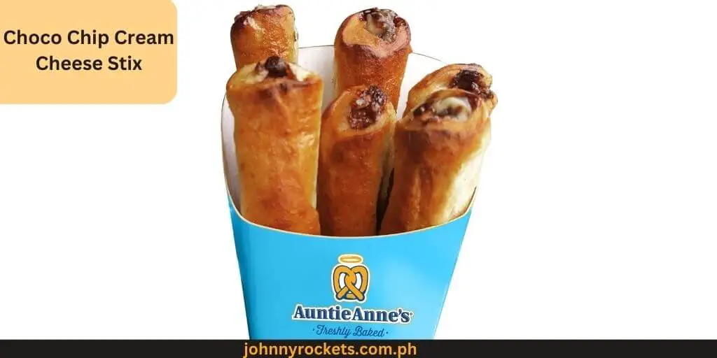 Choco Chip Cream Cheese Stix Popular food item of  Auntie Anne's in Philippines