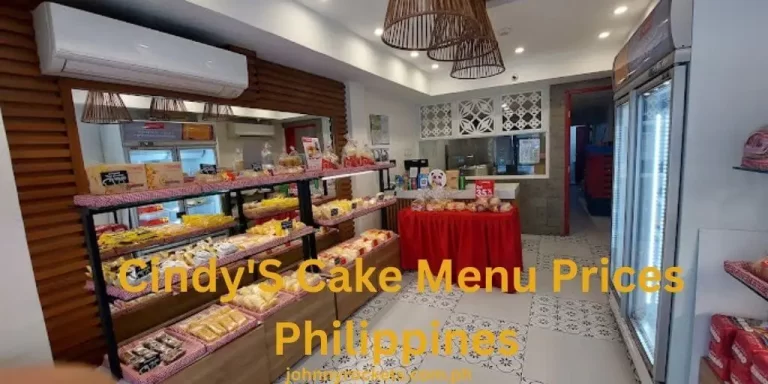 Cindy’S Cake Menu Prices Philippines January 2024