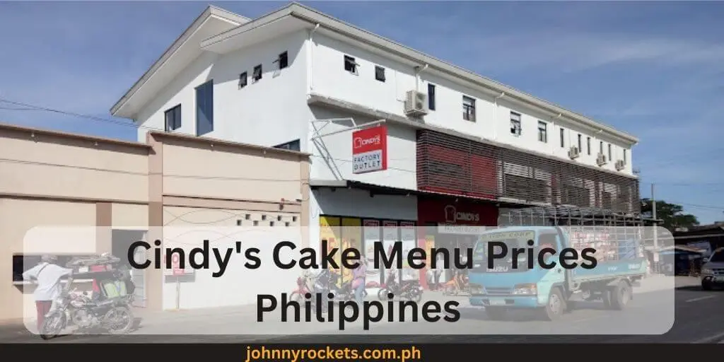 Cindy's Cake Menu Prices Philippines 