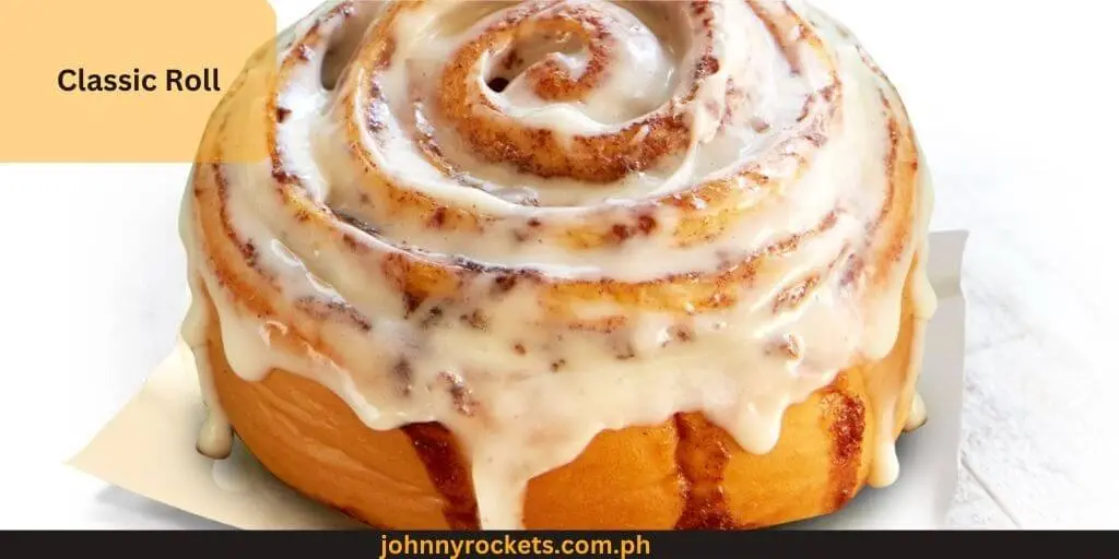 Classic Roll Popular food item of  Cinnabon in Philippines