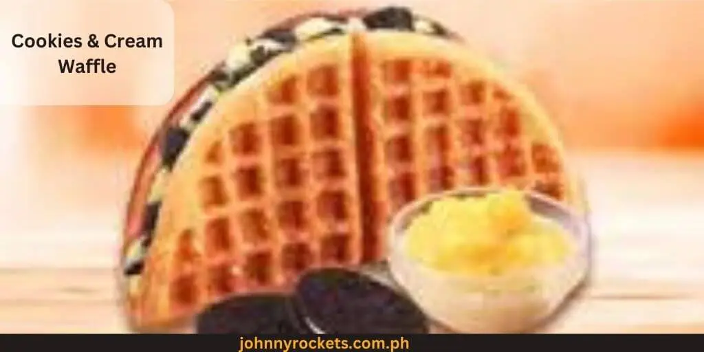 Cookies & Cream Waffle Popular items of  Belgian Waffle Menu in  Philippines