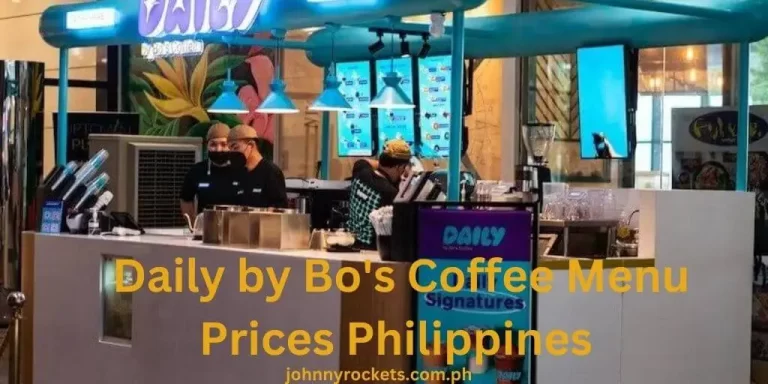 Daily by Bo’s Coffee Menu Prices Philippines January 2024