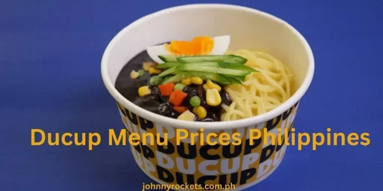 Ducup  Menu Prices Philippines January 2024