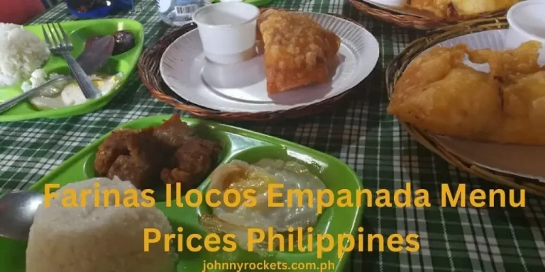 Farinas Ilocos Empanada Menu Prices Philippines January 2024