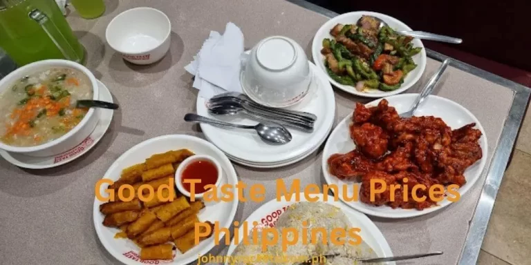 Good Taste Menu Prices Philippines January 2024