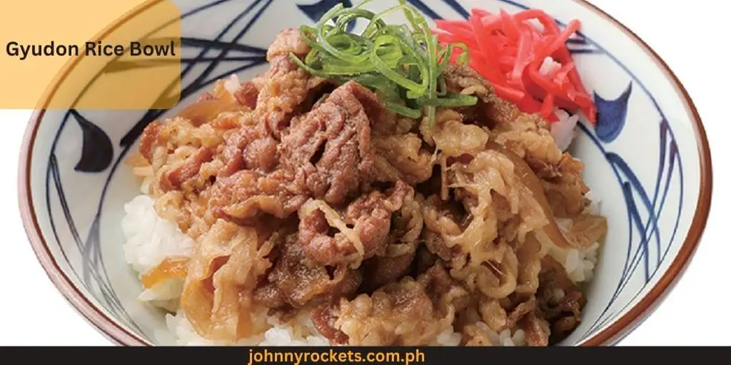 Gyudon Rice Bowl Popular items of  Tim Hortons in  Philippines