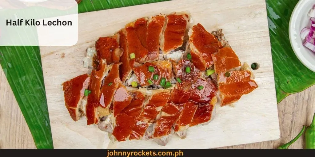 Half Kilo Lechon Popular food item of  Ping Ping Lechonin Philippines