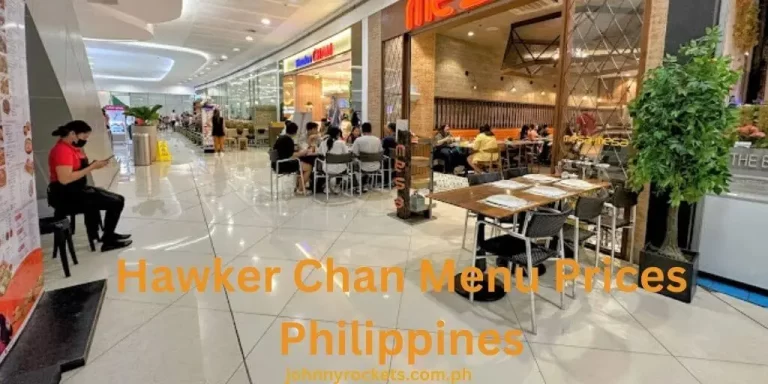 Hawker Chan Menu Prices Philippines January 2024