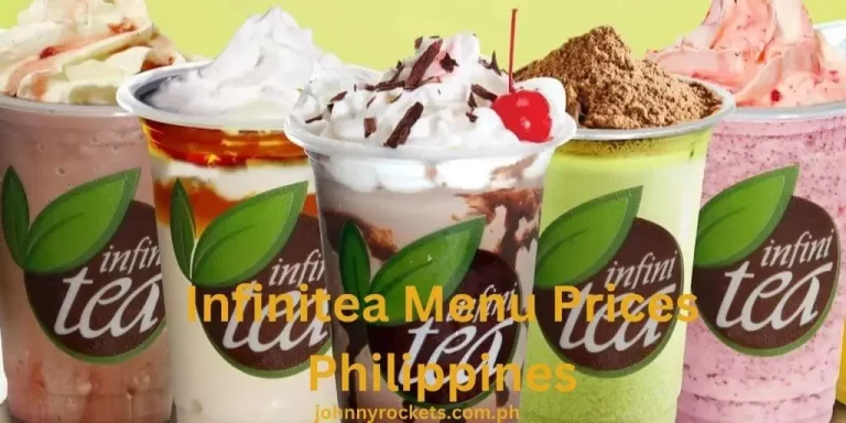 Infinitea  Menu Prices Philippines January 2024