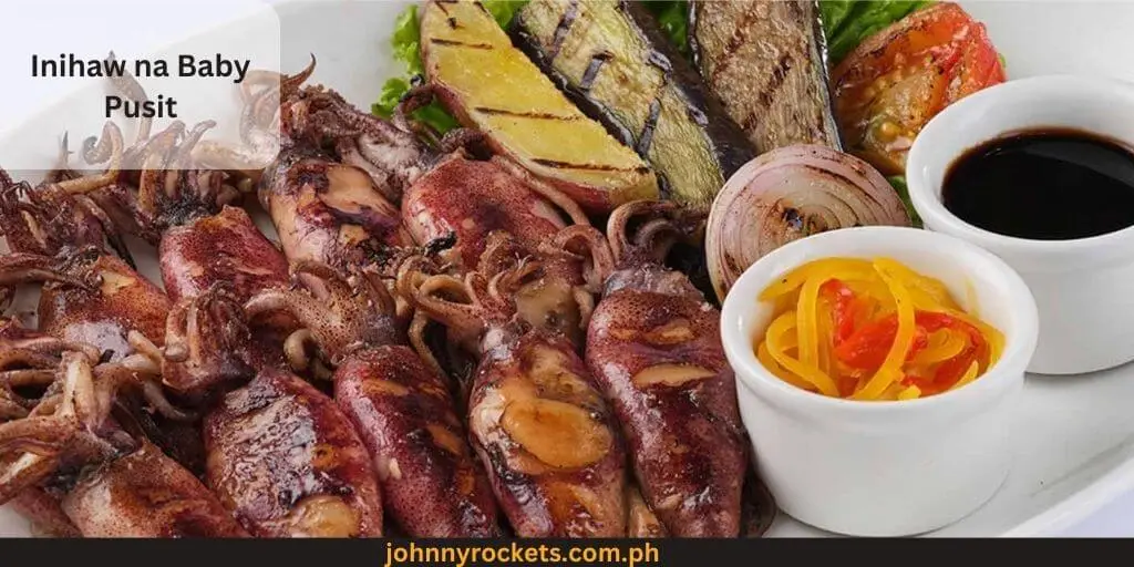 Inihaw na Baby Pusit Popular items of  Gerry's Grill Menu in  Philippines