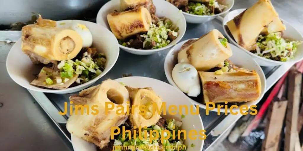 Jims Pairs Menu Prices Philippines