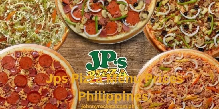 Jps Pizza Menu Prices Philippines January 2024