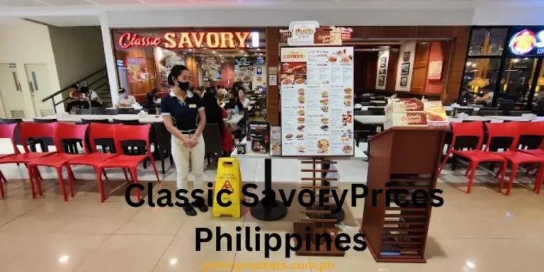 Classic Savory Menu Prices Philippines January 2024