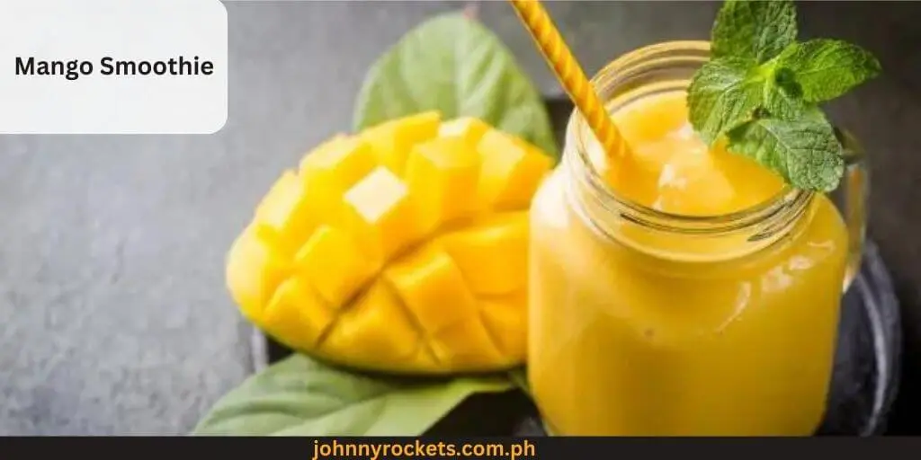 Mango Smoothie Popular food item of  Cafe Elim in Philippines