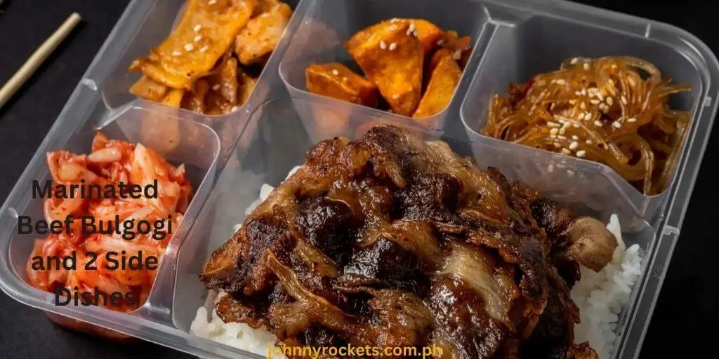 Marinated Beef Bulgogi and 2 Side Dishes