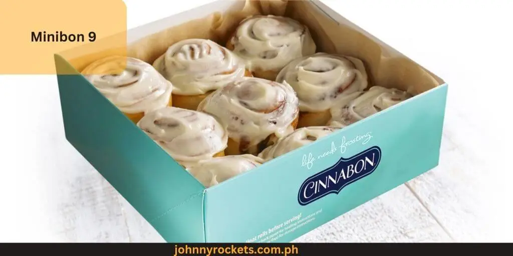 Minibon 9 Popular food item of  Cinnabon in Philippines