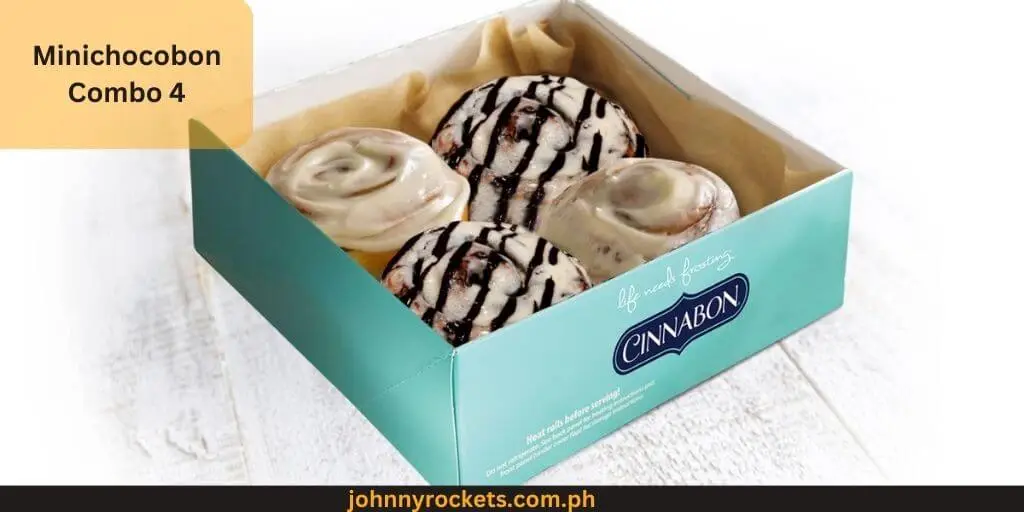 Minichocobon Combo 4 Popular food item of  Cinnabon in Philippines