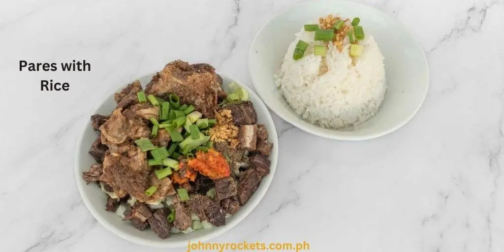 Pares with Rice