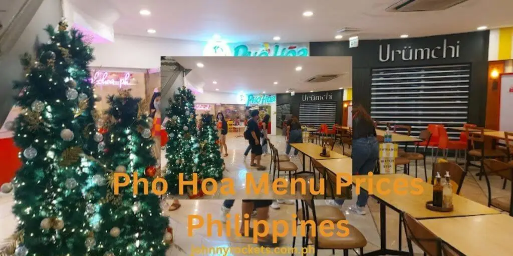 Pho Hoa  Menu Prices Philippines