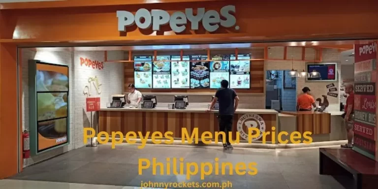 Popeyes Menu Prices Philippines January 2024