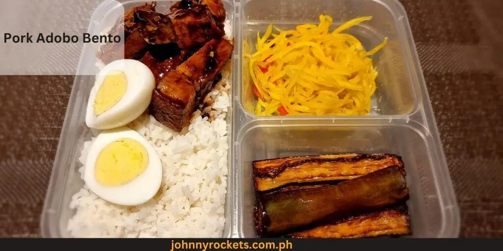 Pork Adobo Bento Popular items of  Silantro in Philippines