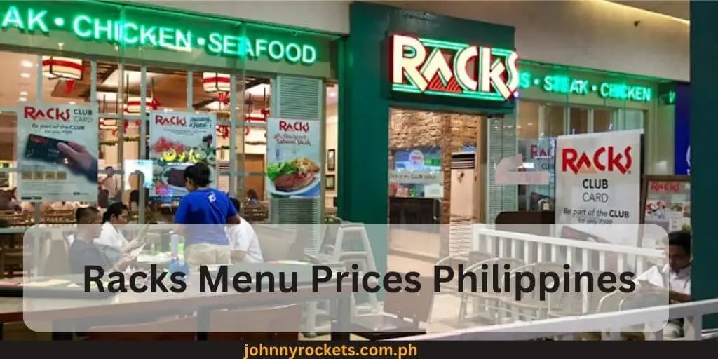 Racks  Menu Prices Philippines 