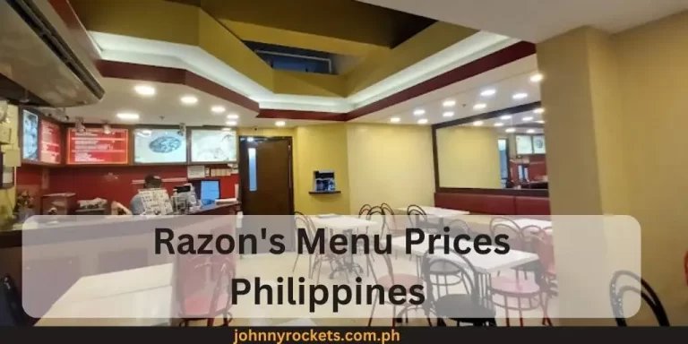 Razon’s Menu Prices Philippines January 2024