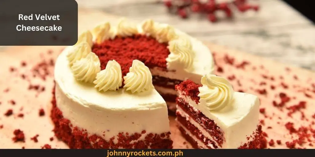 Red Velvet Cheesecake Popular food item of  Cake 2 Go in Philippines