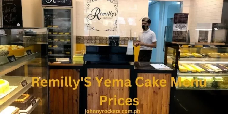 Remilly’S Yema Cake Menu Prices Philippines January 2024