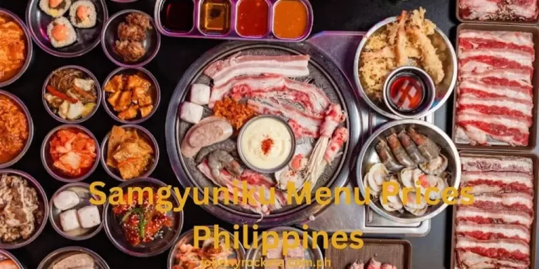 Samgyuniku Menu Prices Philippines January 2024