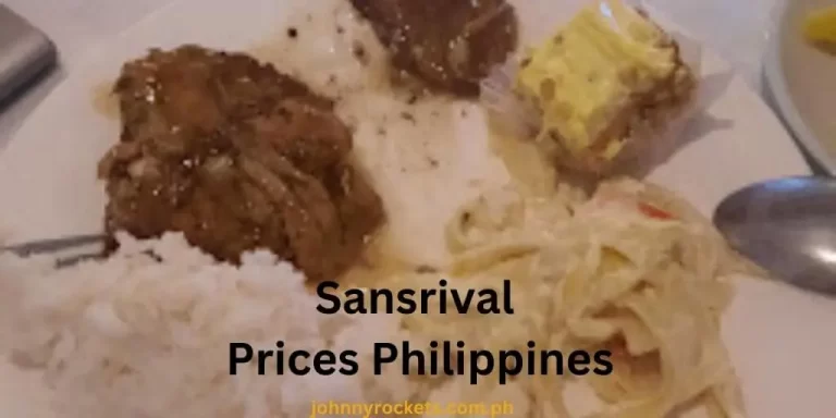 Sansrival Menu Prices Philippines January 2024