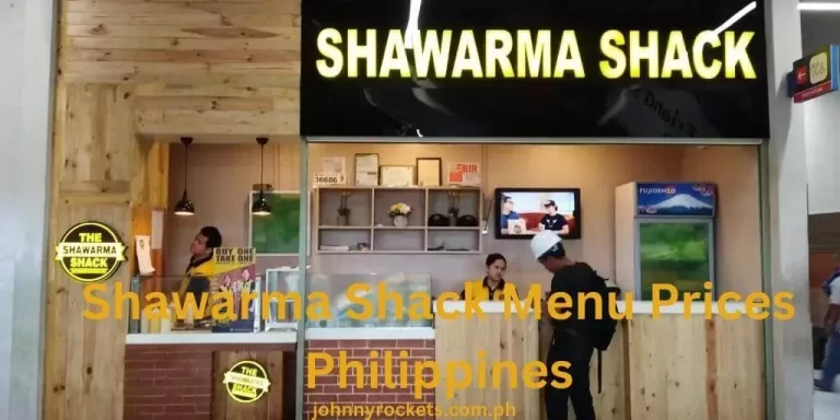 Shawarma Shack Menu Prices Philippines January 2024