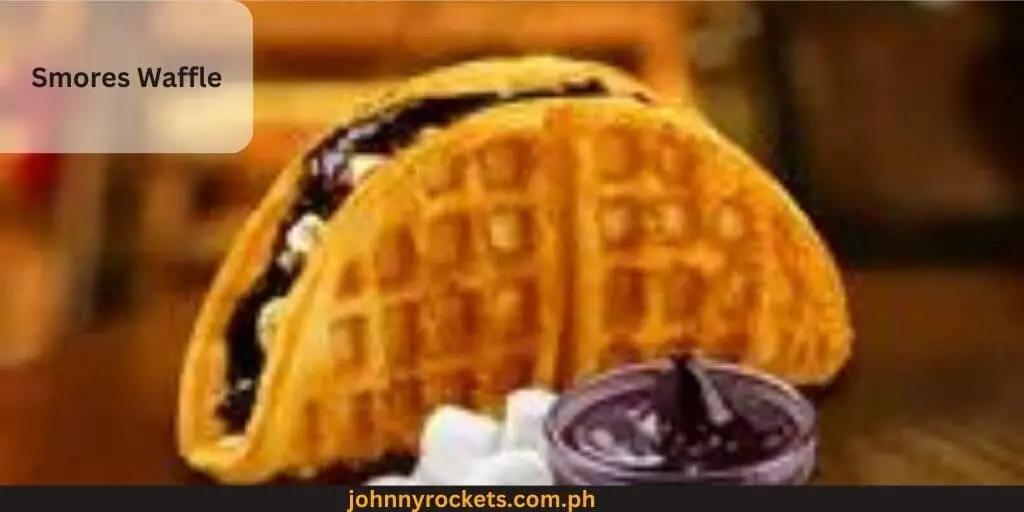 Smores Waffle Popular items of  Belgian Waffle Menu in  Philippines
