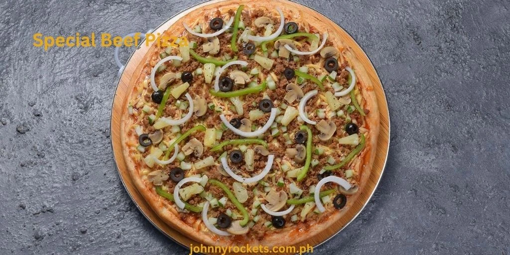 Special Beef Pizza: 