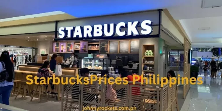 Starbucks Menu Prices Philippines January 2024