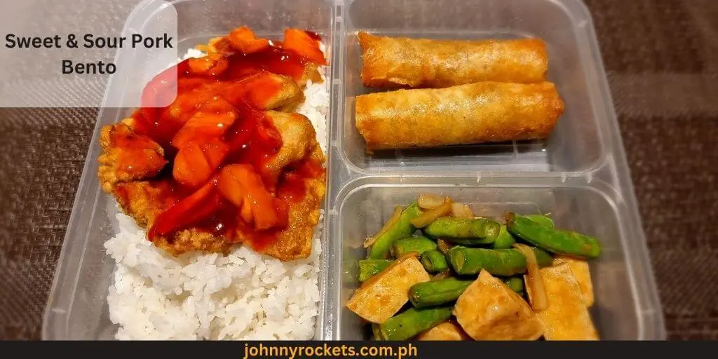 Sweet & Sour Pork Bento Popular items of  Silantro in Philippines