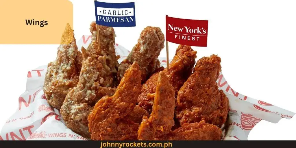 Wings Popular items of  Buffalo’s Wings N’ Things Menu in  Philippines