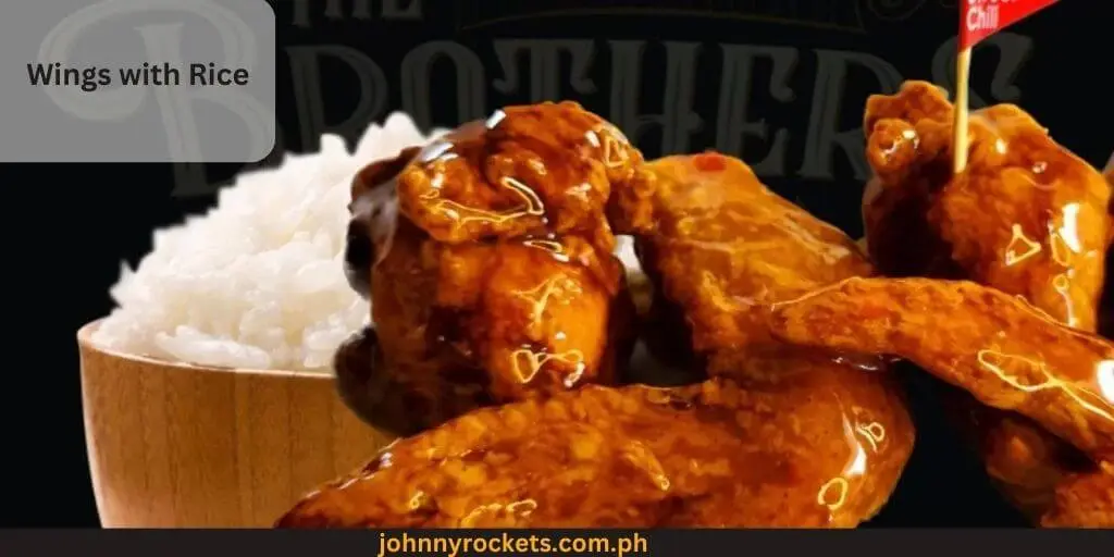 Wings with Rice Popular food item of  Unli Wings in Philippines