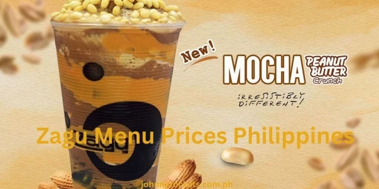 Zagu Menu Prices Philippines January 2024